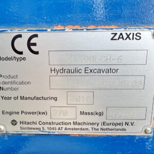 Hitachi ZX490LCH-6 21 Meter Long Reach - Image 15