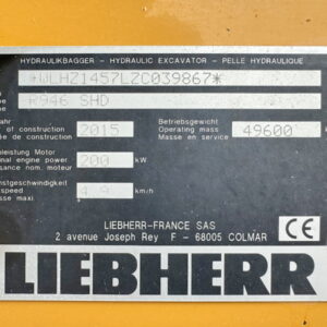 Liebherr R946LC SHD - 18 Meter Long Reach Dutch Machine / Hammer Lines - Image 18