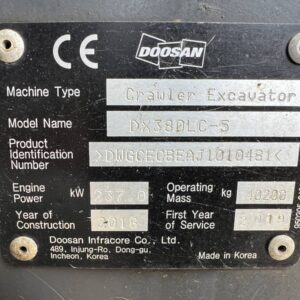 Doosan DX380LC-5 Rear + Side Camera / CE Certified - Image 19