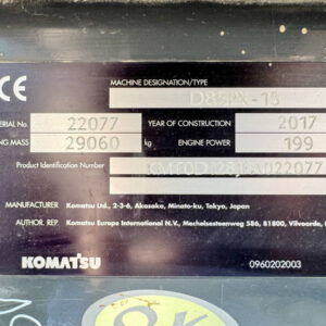 Komatsu D85PX-18 German Machine - Image 19